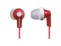 Panasonic RPHJE120R In-Ear Headphone, Red