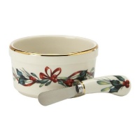 Lenox Winter Greetings Dip Bowl & Spreader