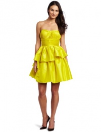 Jessica Simpson Women's Strapless Sequin Dress, Citronelle, 9