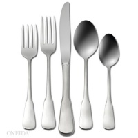 Oneida Colonial Boston 45-Piece Stainless-Steel Flatware Set, Service for 8