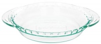 Pyrex Grip-Rite 9 1/2 Inch Pie Plate, Clear