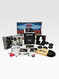 The comprehensive collection of AC/DC rarities housed in a collectible guitar amp box that actually works. 3-CD/2-DVD packageLP deluxe collector's edition18 rare studio tracks29 rare live tracksMade in USA