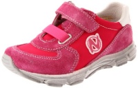 Naturino Sporty Fashion Sneaker (Toddler/Little Kid),Sporty Velvetour/Nylon/Laminato Fuschia/Argento,24 EU(8 M US Toddler)