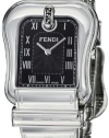 Fendi B.Fendi Large Black Dial and Milanese Bracelet Quartz Watch - F386110