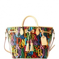 Dooney & Bourke Db Retro East/west Tassel Shopper Black Multi