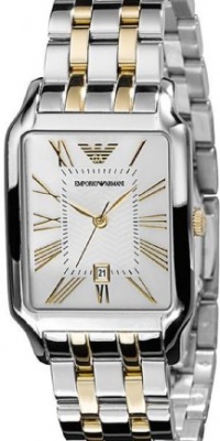 Emporio Armani Men's AR0485 Two-tone Mother-Of-Pearl Dial Watch