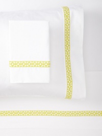 Trina Turk Palm Springs Sheet Set, King, Yellow