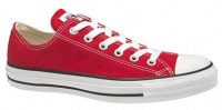 Converse Chuck Taylor All Star Shoes (M9696) Low Top in Red, Size: 5.5 D(M) US Mens / 7.5 B(M) US Womens, Color: Red