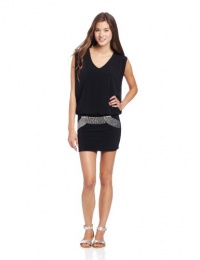 Trixxi Juniors Ity Club Dress, Black, Medium