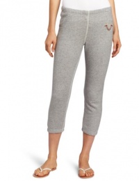 True Religion Women's Updated Crop Sweatpant