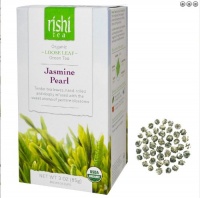 Rishi Tea Organic Jasmine Pearl Loose Leaf Tea, 3 Ounce Box (Pack of 2)