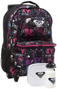 Roxy Kids Girls 7-16 Breakline Backpack, Black Color Combo, One Size