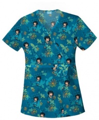 Scrub HQ 4788C Mock Wrap Scrub Top