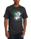 NBA Men's Boston Celtics Graystone Cubicle Tee Shirt (Grey, X-Large)