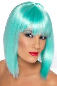 Smiffys Glam Wig (Aqua) [Toy]