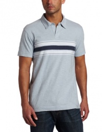 Calvin Klein Jeans Men's Engineered Chest Stripe Knit Shirt