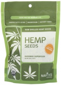 Navitas Naturals Hemp Seeds, 8-Ounce Pouches (Pack of 2)