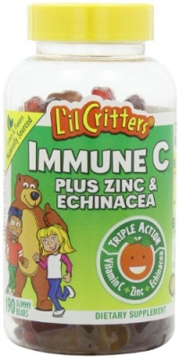 L'il Critters Immune C Plus Zinc and Echinacea Gummy Bears, 190-Count