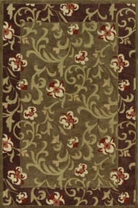 Dalyn Rugs Galleria Gl 3 Tobacco, 5-Feet by 7-Feet 6-Inch