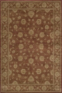 Area Rug 3x5 Rectangle Traditional Burgundy Color - Momeni Belmont Rug from RugPal