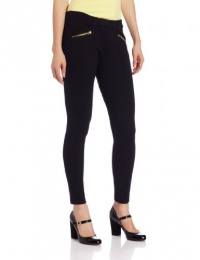 XOXO Juniors Slim Ponte Pant, Black, 5/6