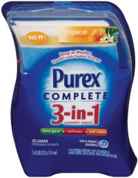 Purex Complete 3-in-1 Tropical Escape, 20-Count Boxes