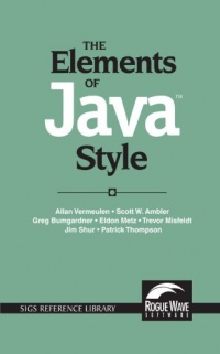 The Elements of Java(TM) Style (SIGS Reference Library)