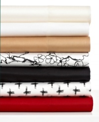 Rest assured! These INC International Concepts pillowcases are made from 300-thread count modal, a high-strength fiber regenerated from the Beechwood trees of Europe. The result is a fabric that is extremely soft, durable and wonderfully brilliant in color.