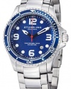 Stuhrling Original Men's 593.332U16 Aquadiver Grand Regatta Swiss Quartz Diver Date Blue Watch