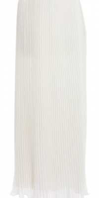 Theory Natural White Lura 'Ulina' Pleated Maxi Skirt 2