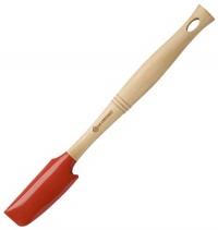 Le Creuset Revolution Silicone Jar Scraper, Cherry