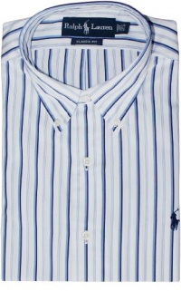 Polo Ralph Lauren Classic-Fit Poplin Stripe Dress Shirt