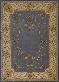 Nourison Ashton House Ornate Borders Rug - Blue Size - 2.3 x 8 ft. Runner