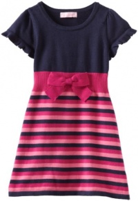 Lilly Pulitzer Girls 2-6x Rita Sweater Dress, True Navy, X-Small