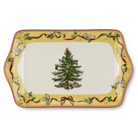 Spode Christmas Tree Annual Edition Dessert Tray, 11.5-Inch