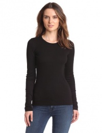 Splendid Women's 1X1 Long Sleeve Crew