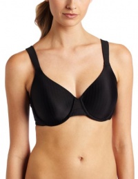 Playtex Women's Secrets Perfectly Smooth Underwire,Black Stripe,36C