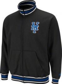 New York Mets Clutch Hitter Black Full-Zip Track Jacket