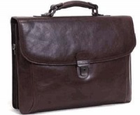 Kenneth Cole New York Business Ports And Labor Leather Portfolio (Brown)