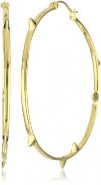 Elizabeth and James Thorns 18k Gold-Plated Large Hoop Earrings