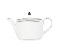 Vera Wang by Wedgwood Blanc Sur Blanc 1.4-Pint Teapot