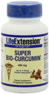 Life Extension Super Bio-curcumin, 400mg, Vegetarian Capsules, 60-Count