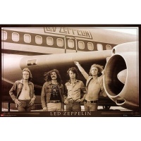 Led Zeppelin (Airplane) Music Poster Print - 36x24