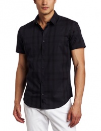 Calvin Klein Sportswear Men's Short Sleeve Gingham Woven Shirt