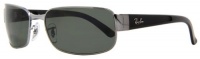 RayBan RB 3215 W3334 59 17 3P Silver Grey Polarized 59mm Sunglasses