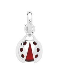 Need a little dose of luck? Go for this Links of London Sterling Silver ladybug charm. The little center glass bead gives it a pop of personality.