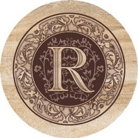 Thirstystone Monogram R - Sandstone Coaster Set Of 4