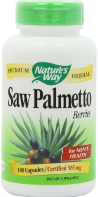 Nature's Way Saw Palmetto Berries, 585mg, 180 Capsules