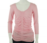 Guess Scoop Neck Sweater Doll Pink Medium