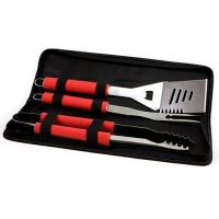 NCAA Arkansas Razorbacks Metro 3-Piece BBQ Tool Set in Carry Case